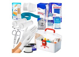 Kit Primeiros Socorros Completo Com Maleta